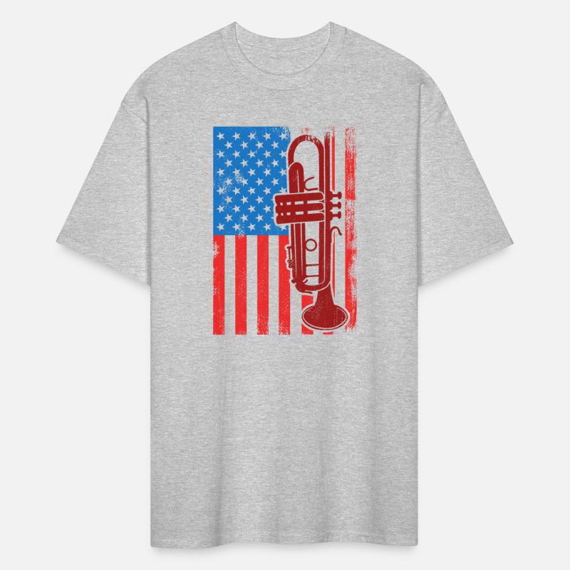 US Patriotic Trumpet Player