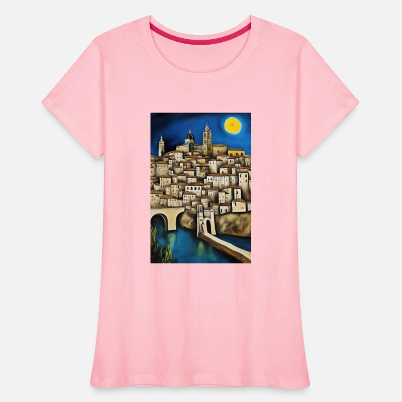 View of Toledo - Surreal Cityscape Painting