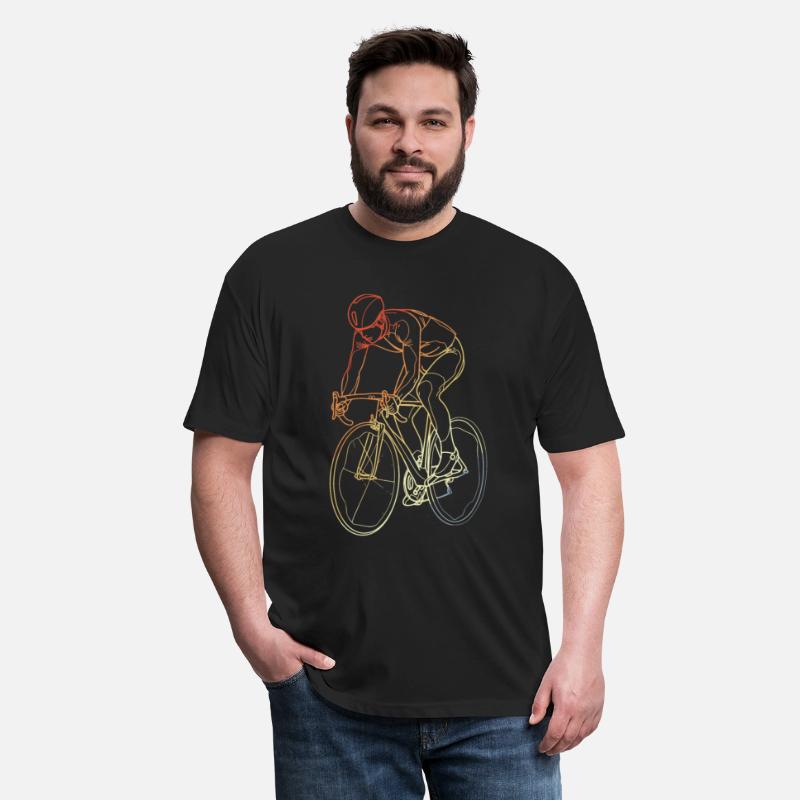 Vintage Cyclist One Line Drawing