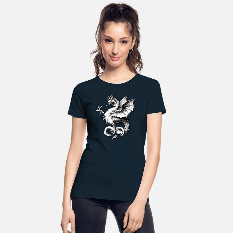 Vintage Heraldic Dragon – Gothic Medieval Monster