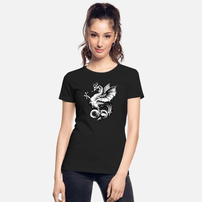 Vintage Heraldic Dragon – Gothic Medieval Monster