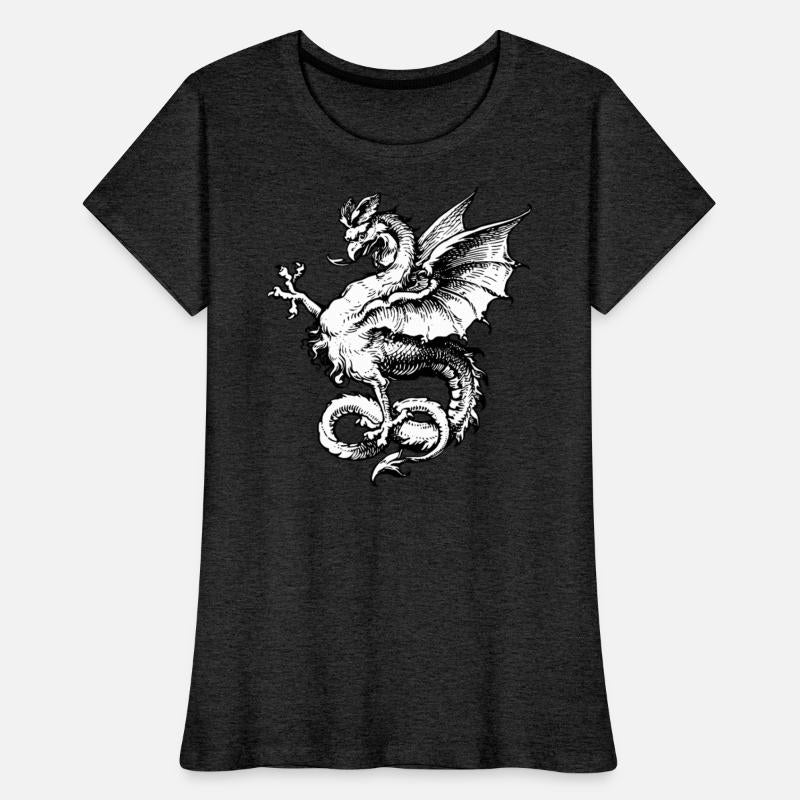 Vintage Heraldic Dragon – Gothic Medieval Monster