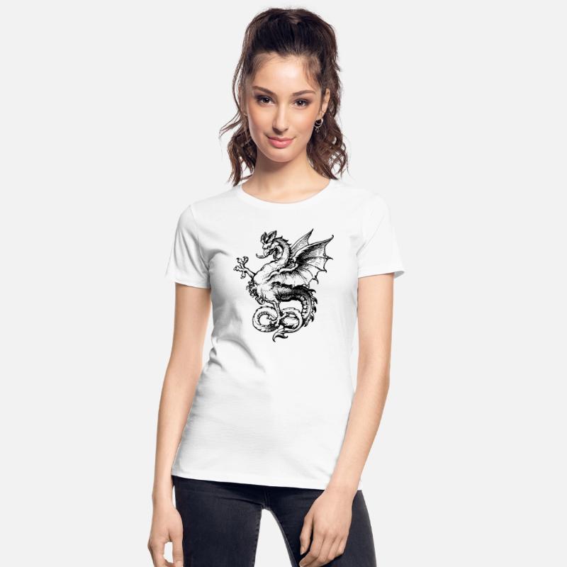 Vintage Heraldic Dragon – Gothic Medieval Monster