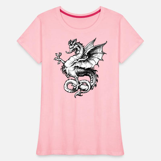 Vintage Heraldic Dragon – Gothic Medieval Monster