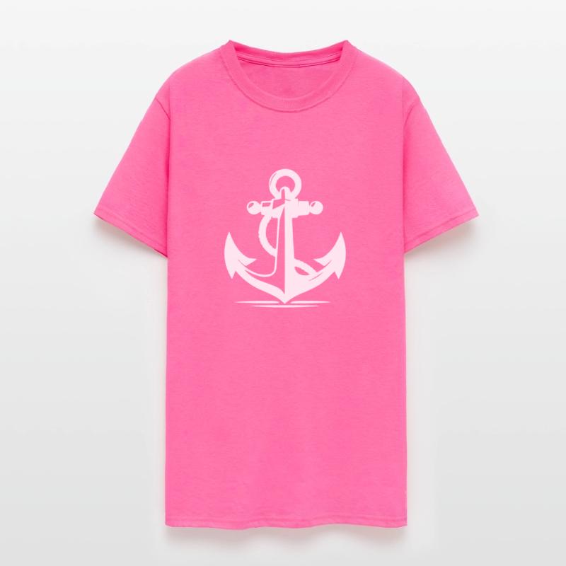 Vintage Old Anchor With Thick Rope