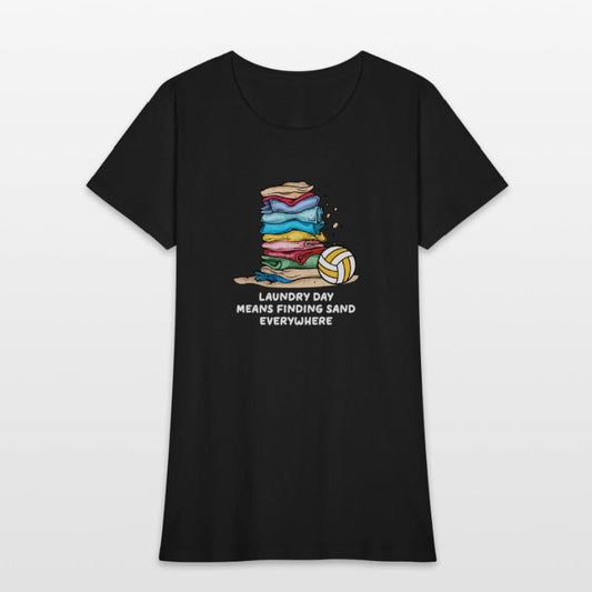 Volleyball Mom Laundry Day Finding Sand Everywhere