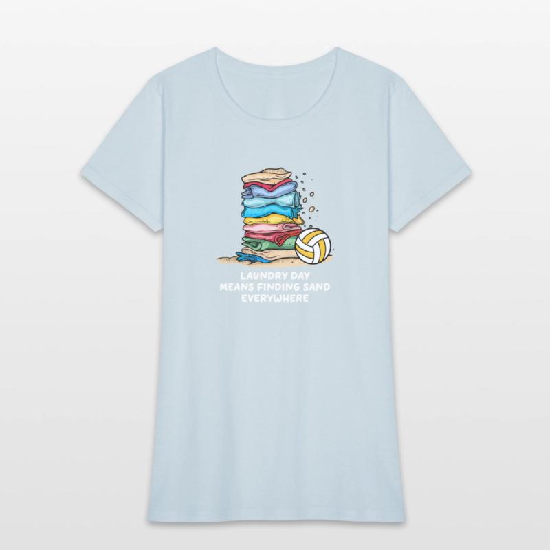 Volleyball Mom Laundry Day Finding Sand Everywhere