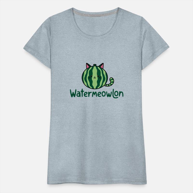 Watermeowlon Cute Cat Watermelon Mashup