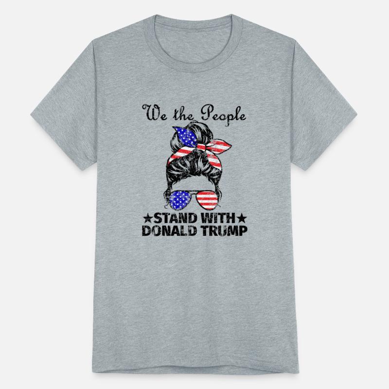 We the People - Messy Bun Retro