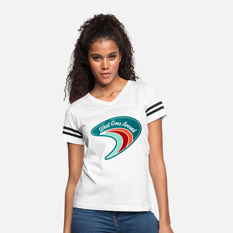 What Goes Around Boomerang Shape Retro 50s