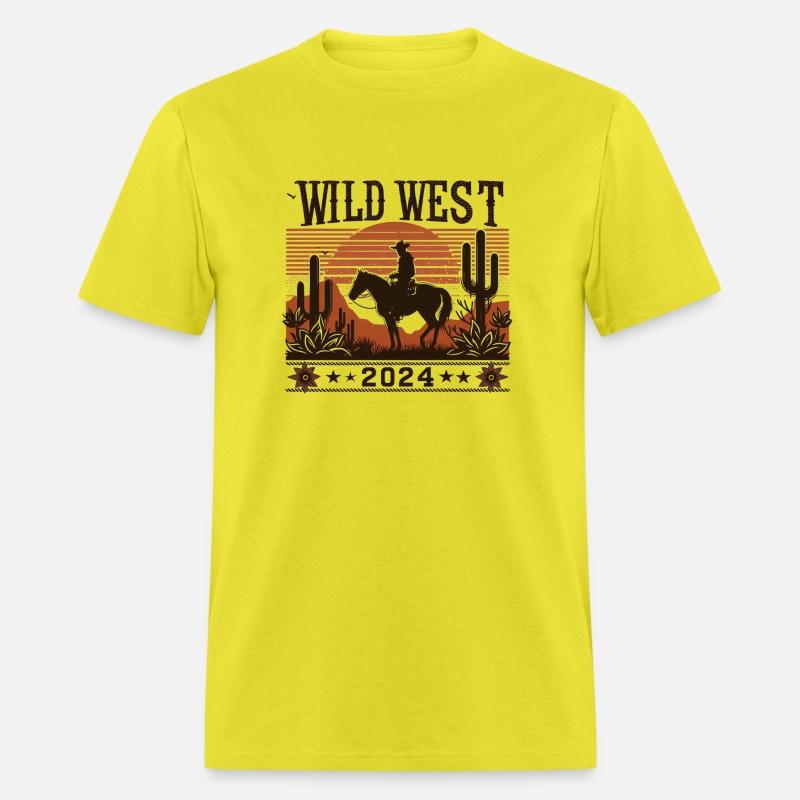 Wild West 2024 cowboy horse sunset motif 5