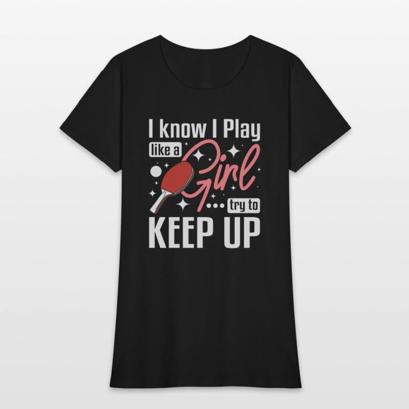 Women Play Ping pong like a girl