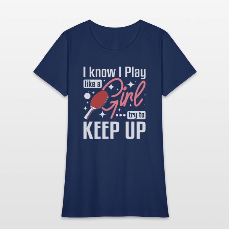 Women Play Ping pong like a girl