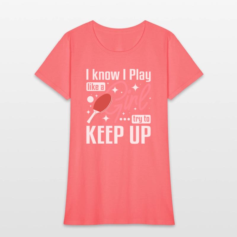 Women Play Ping pong like a girl