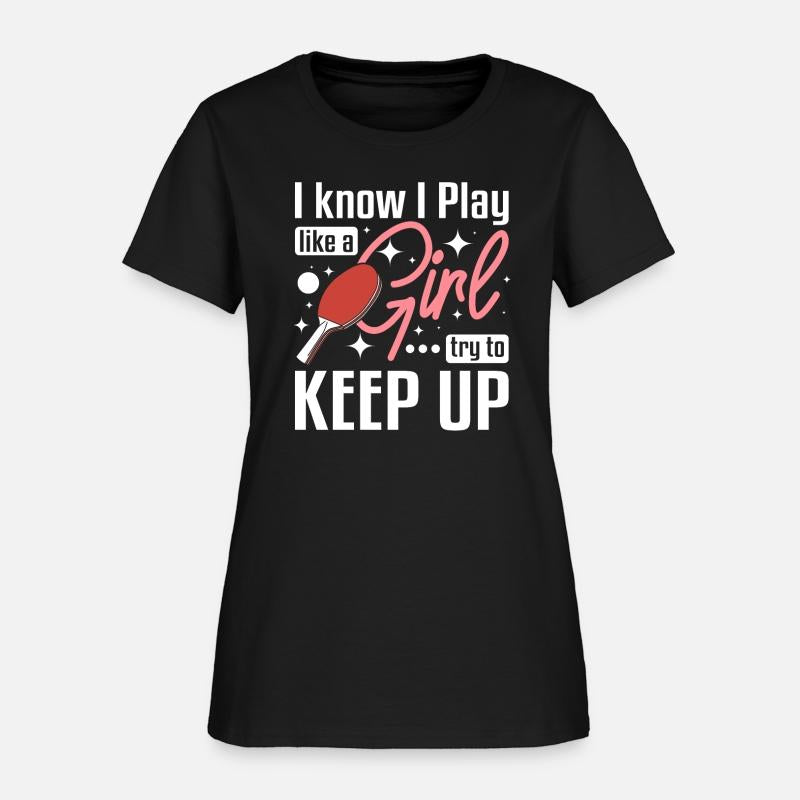 Women Play Ping pong like a girl
