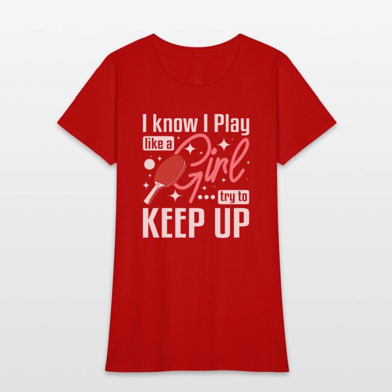 Women Play Ping pong like a girl