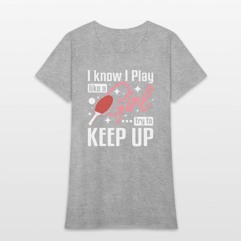 Women Play Ping pong like a girl