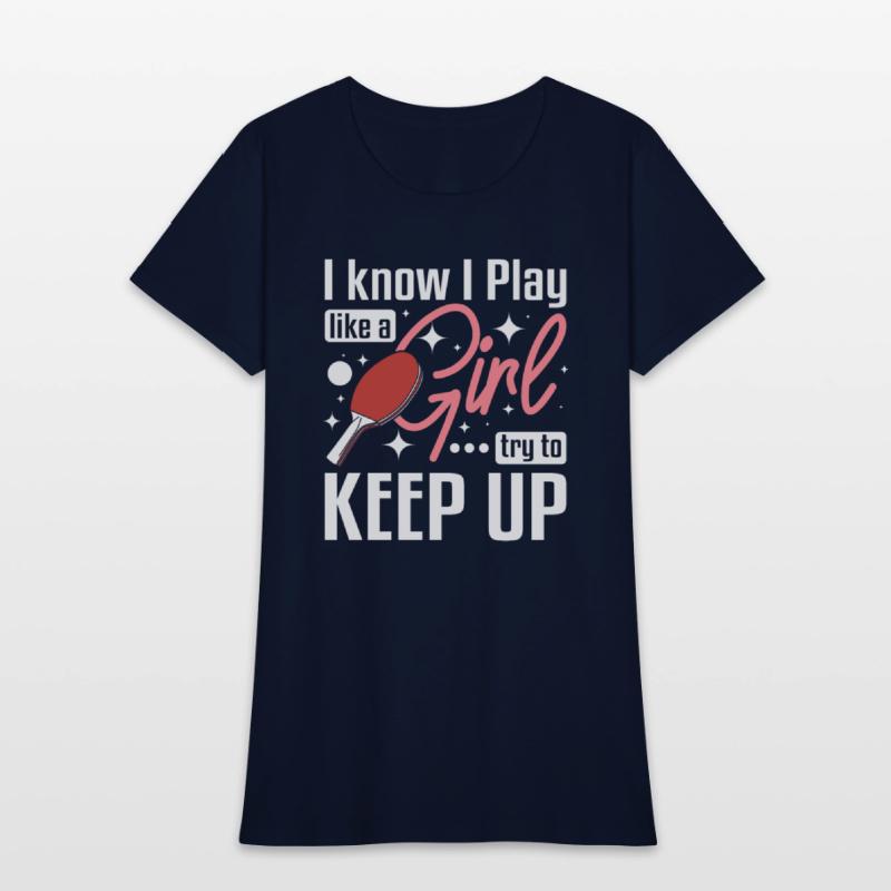 Women Play Ping pong like a girl