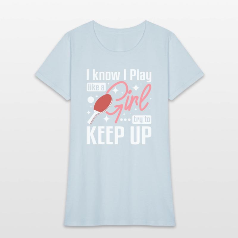 Women Play Ping pong like a girl