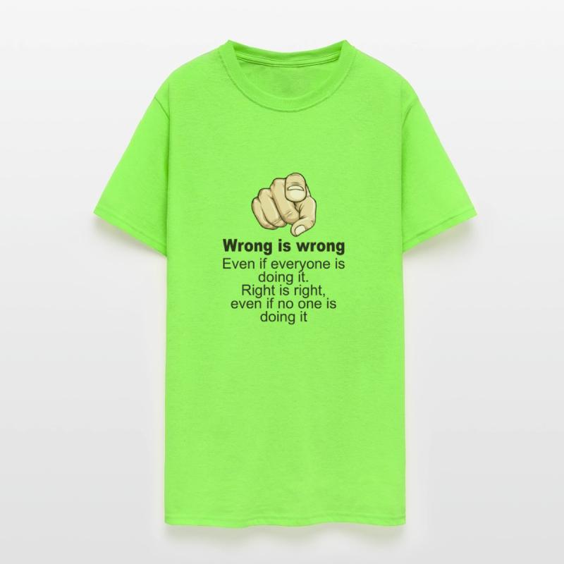 wrong is wrong , even if everyone is doing it