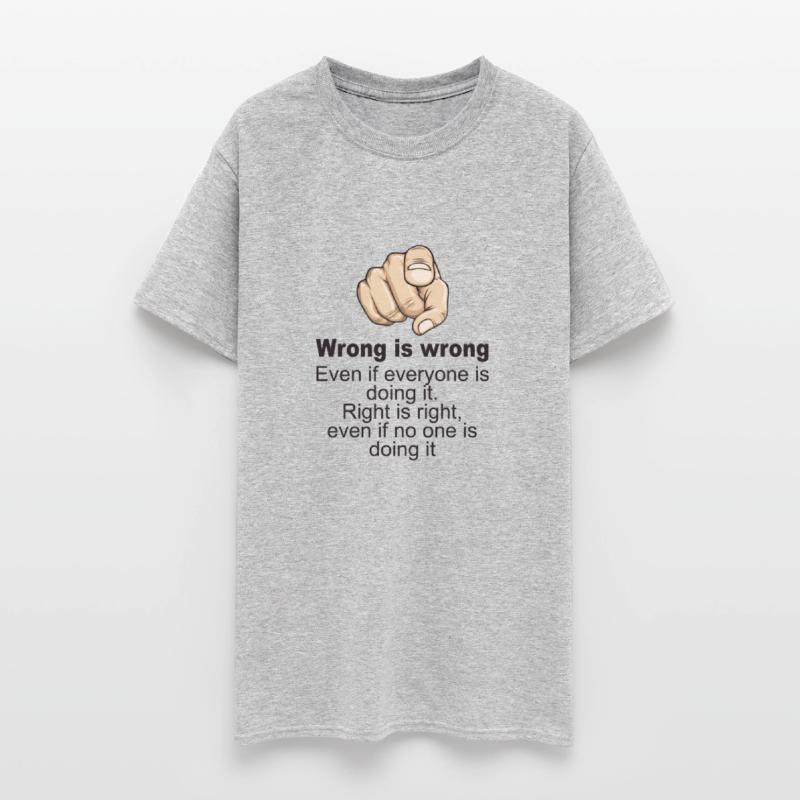 wrong is wrong , even if everyone is doing it