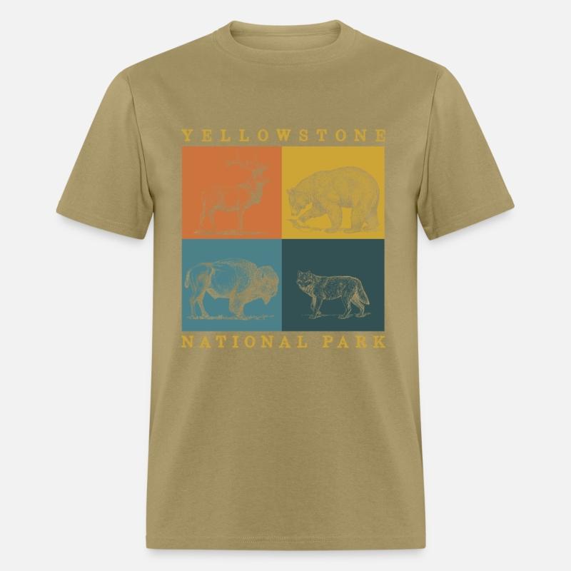Yellowstone National Park Elk Bison Wolf Bear