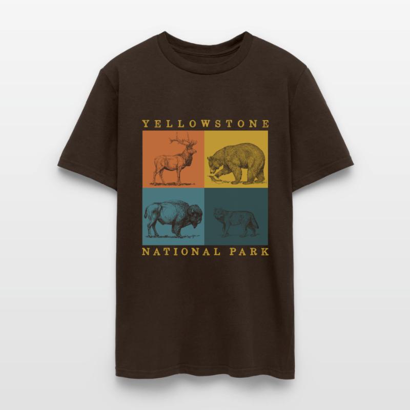 Yellowstone National Park Elk Bison Wolf Bear