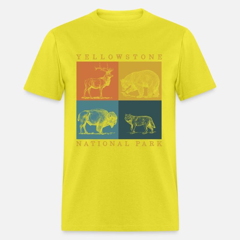 Yellowstone National Park Elk Bison Wolf Bear