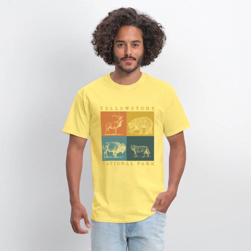Yellowstone National Park Elk Bison Wolf Bear