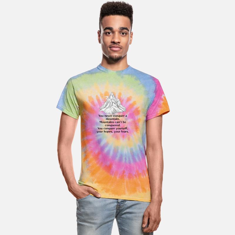 You Never Conquer A Mountain - Conquer Yourself -