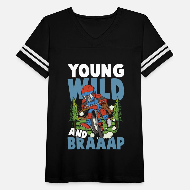Young Wild And Braaap for a Biker motorcyclist